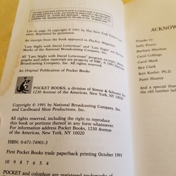 Roman Numeral 2 An altogether new book of top 10 lists paperback book 1st editio - Picture 5 of 6